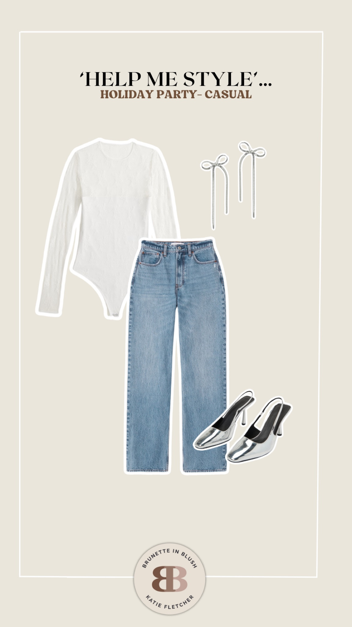 Casual holiday outfit! I wear a small in these bodysuits & 27 SHORT in jeans

#LTKHoliday #LTKSeasonal #LTKstyletip