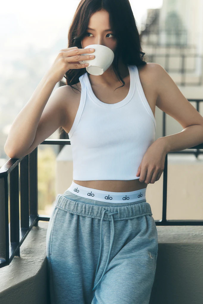 Goddess Ribbed Go-To Tank | Alo Yoga (US)