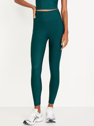 High-Waisted PowerSoft 7/8 Pocket Leggings | Old Navy (US)