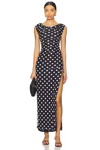 Cora Maxi Dress in Black | Revolve Clothing (Global)