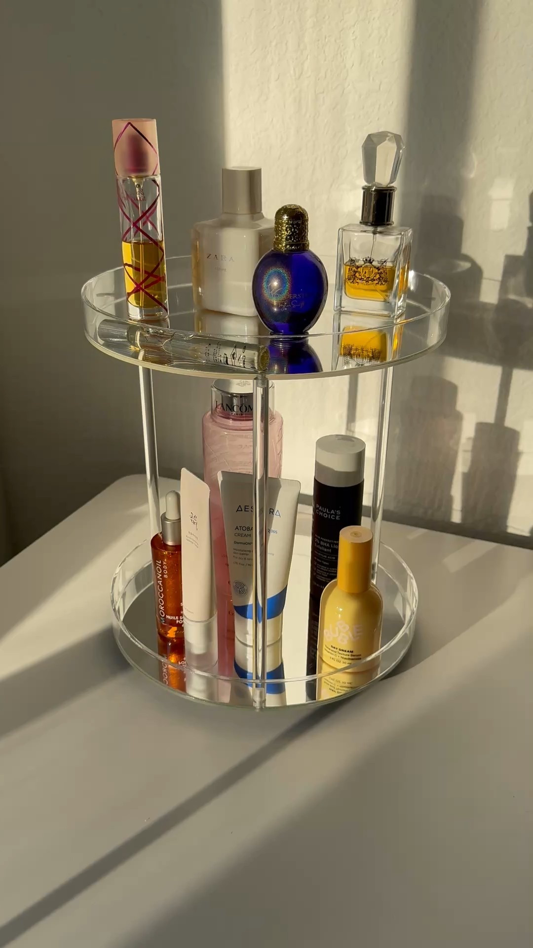Perfume organizer, perfume organization, Amazon home, Amazon organization, tiered tray, two tiered tray, vanity organization   

#LTKHome #LTKHoliday #LTKGiftGuide
