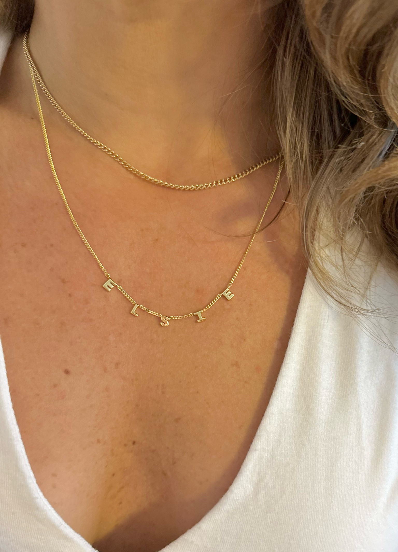 Custom spaced out name necklace 18k gold is now 25% off

#LTKSaleAlert #LTKFindsUnder100 #LTKGiftGuide