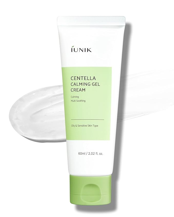 IUNIK Centella Calming Gel Cream Vegan Non-Sticky Moisturizing Blemish Care w/Centella Asiatica T... | Amazon (US)