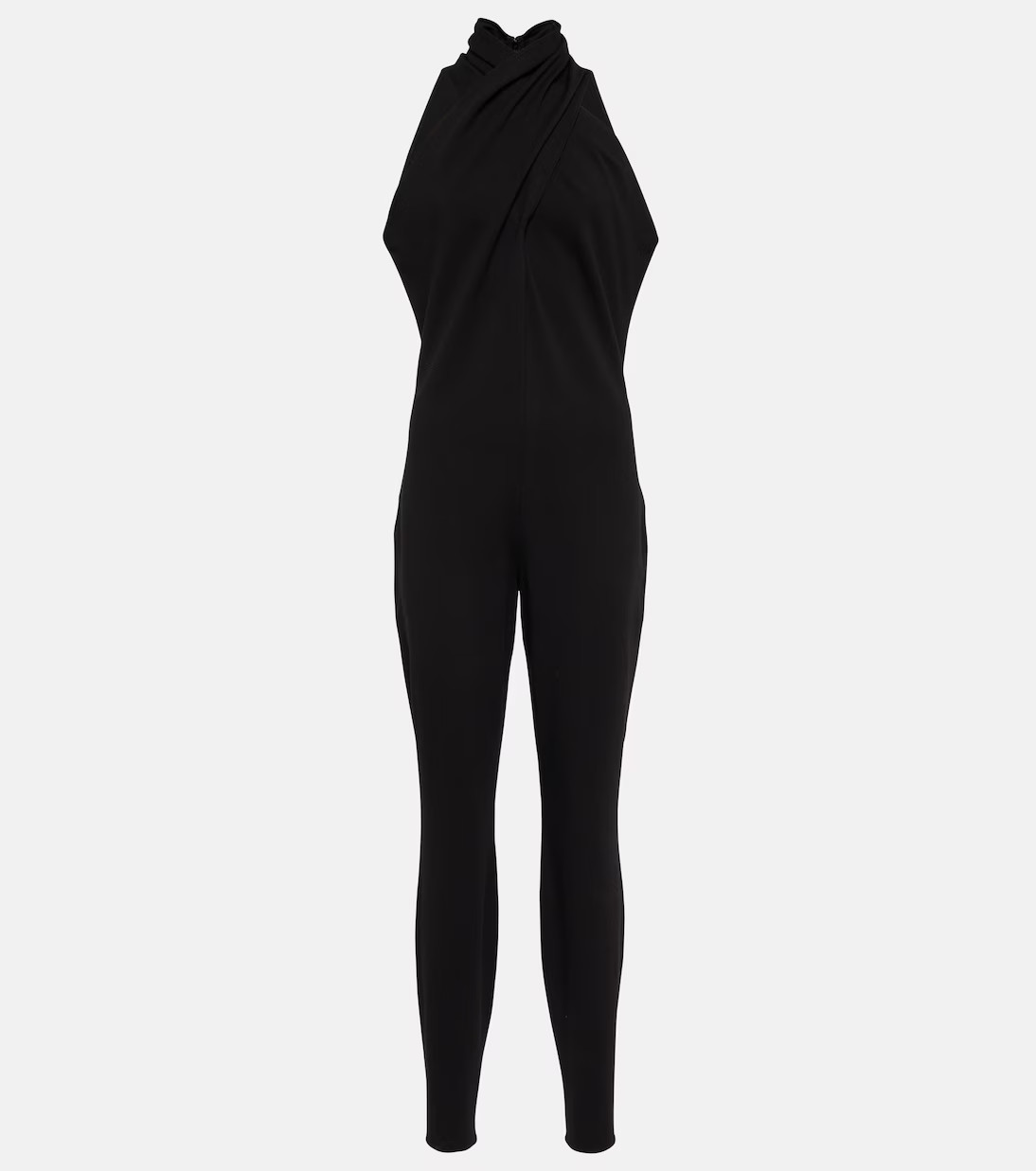 Halterneck crêpe jumpsuit | Mytheresa (UK)