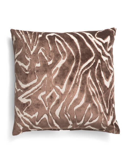 Made In Usa 22x22 Abstract Velvet Pillow | TJ Maxx