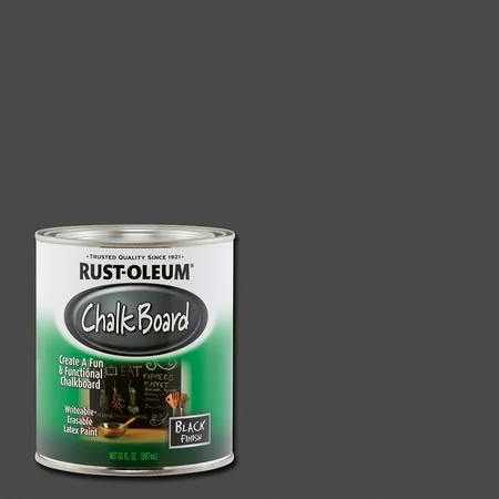 Black Rust-Oleum Specialty ChalkBoard Paint Flat Quart | Walmart (US)