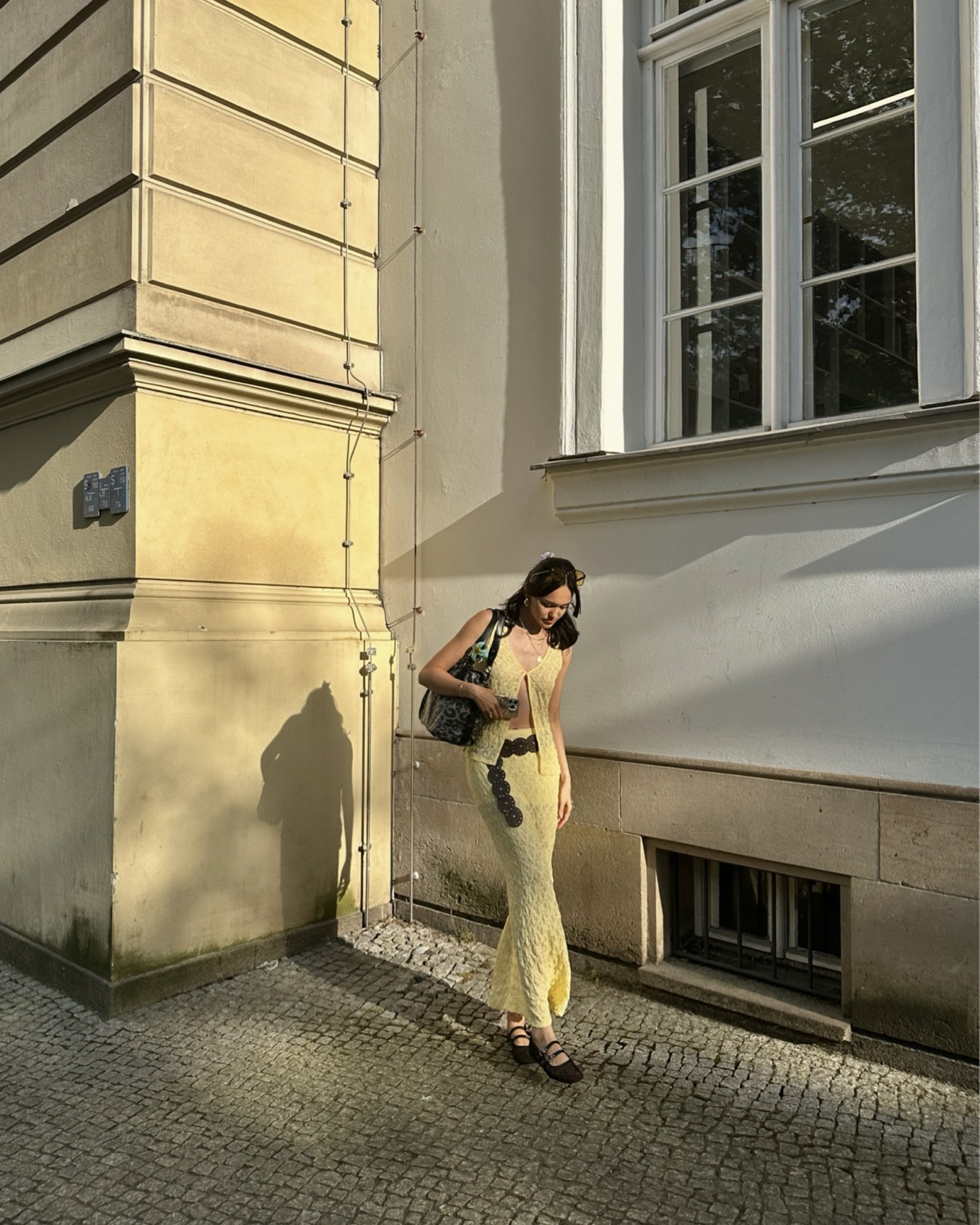 i looove matching sets and especially the colour yellow for this summer hihi 🌼 paired with some ballet flats, belt and leoprint bag is simply 🤌🏼

#springfashion #springoutfit #springsummer #summerstyle #summeroutfit #pinterestoutfit #outfitcheck #leoseason #flowerhairclip #fitcheck #couple #outfitvideo #outfitreel #maxiskirt #matchingset #outfitset #yellowoutfit #lace #lacetop #laceskirt #bohobelt 

#LTKsummer #LTKdeutschland #LTKstyletip