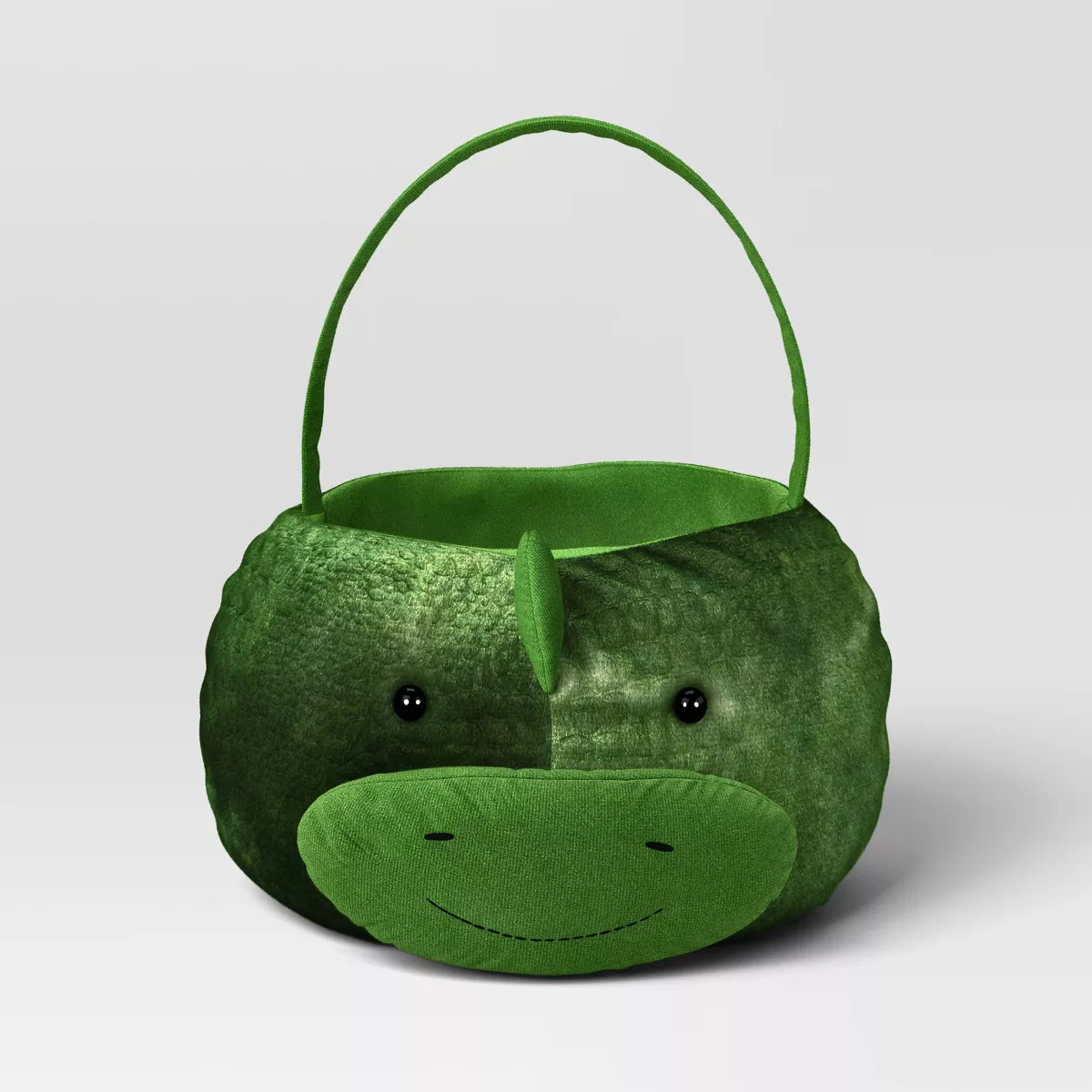 Halloween Dino Round Polyester Trick or Treat Decorative Bling Basket - Hyde and EEK! Boutique™ | Target