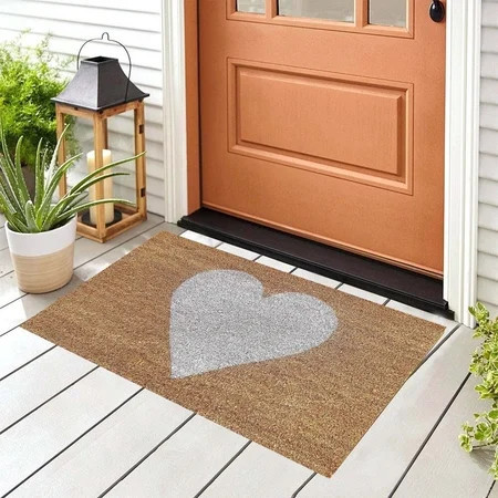 Valentines Day Doormat Non Mat Mat Funny Home Decor Mats for In Door Entrance Door Mat Xmas Welcome Mat for Indoor Outdoor Big Heart Rug and Mat Happy Party | Walmart (US)