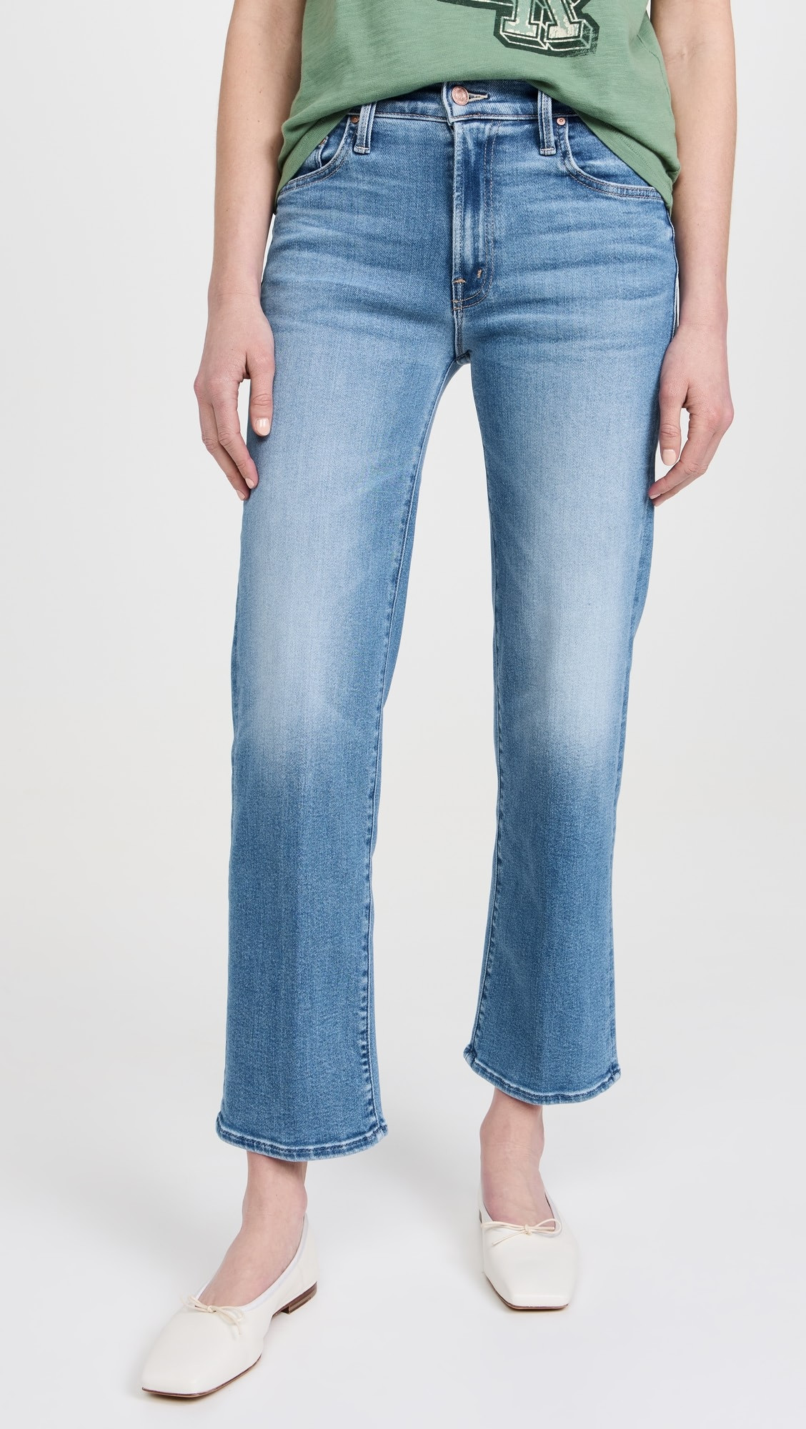 The Mid Rise Rambler Zip Ankle Jeans | Shopbop