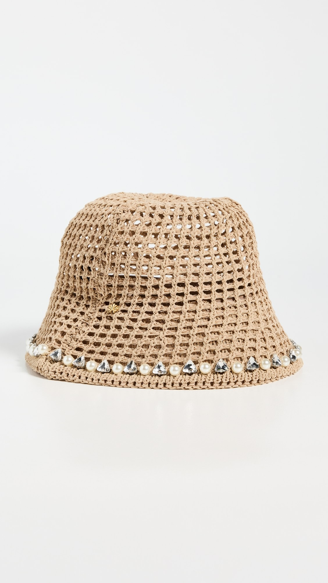 Open Weave Embellished Bucket Hat | Shopbop