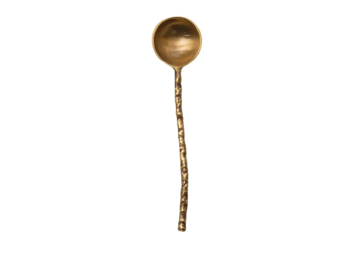 BRASS SERVING SPOON | Alice Lane Home Collection