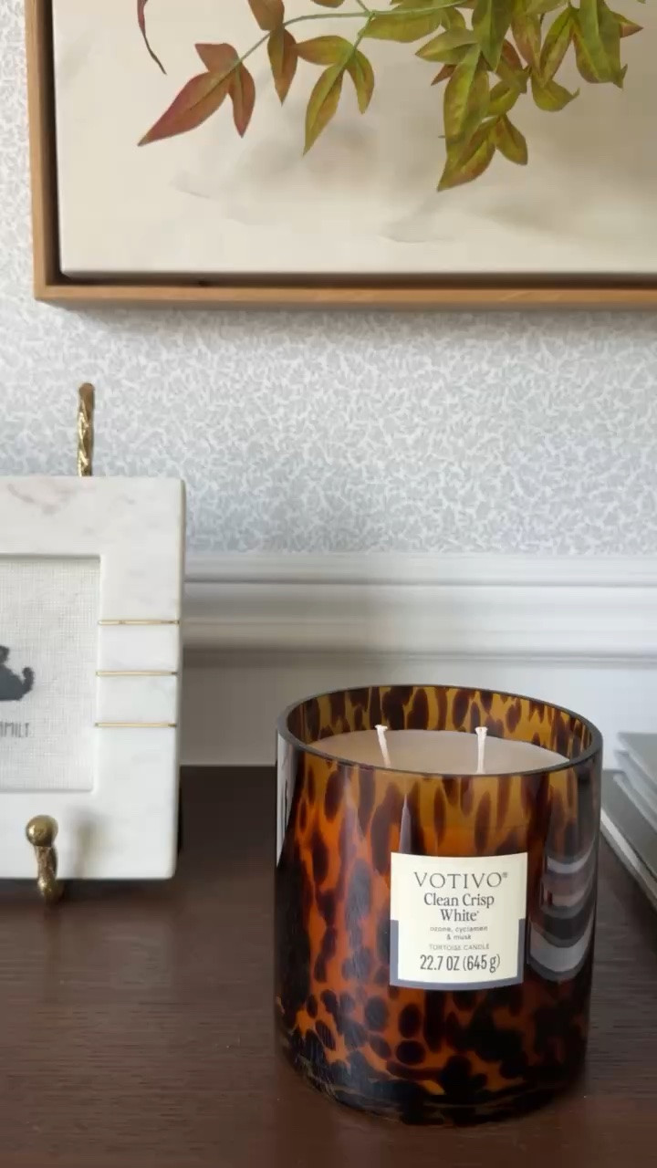 My favorite candle for fall is back in rotation. The tortoise glass is gorgeous sitting out, and the Clean Crisp White scent makes the whole house feel ready for the season.

fall candle, Votivo candle, Clean Crisp White candle, tortoise glass candle, fall home decor, cozy home finds, home fragrance, seasonal home decor, fall favorites, luxury candle, autumn home, girlonthehudson

#LTKHome #LTKSeasonal #LTKdayinmylife