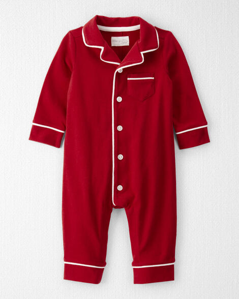 Baby Organic Cotton Coat Style Pajamas | Carter's Inc