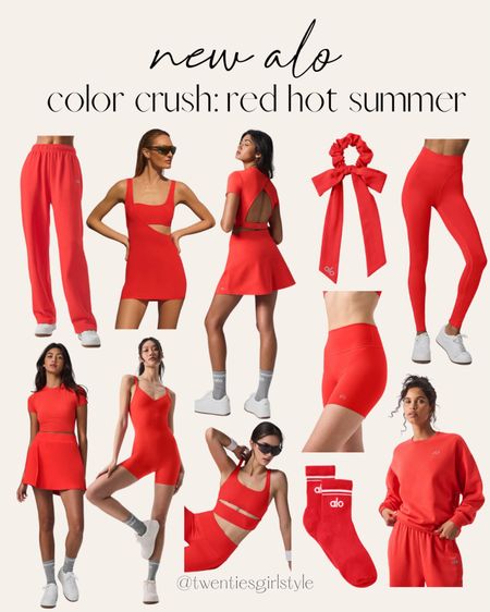 New Alo Color Crush:Red Hot Summer 🙌🏻🙌🏻

Joggers, leggings , bike shorts, tennis dress 

#LTKFitness #LTKStyleTip #LTKSeasonal