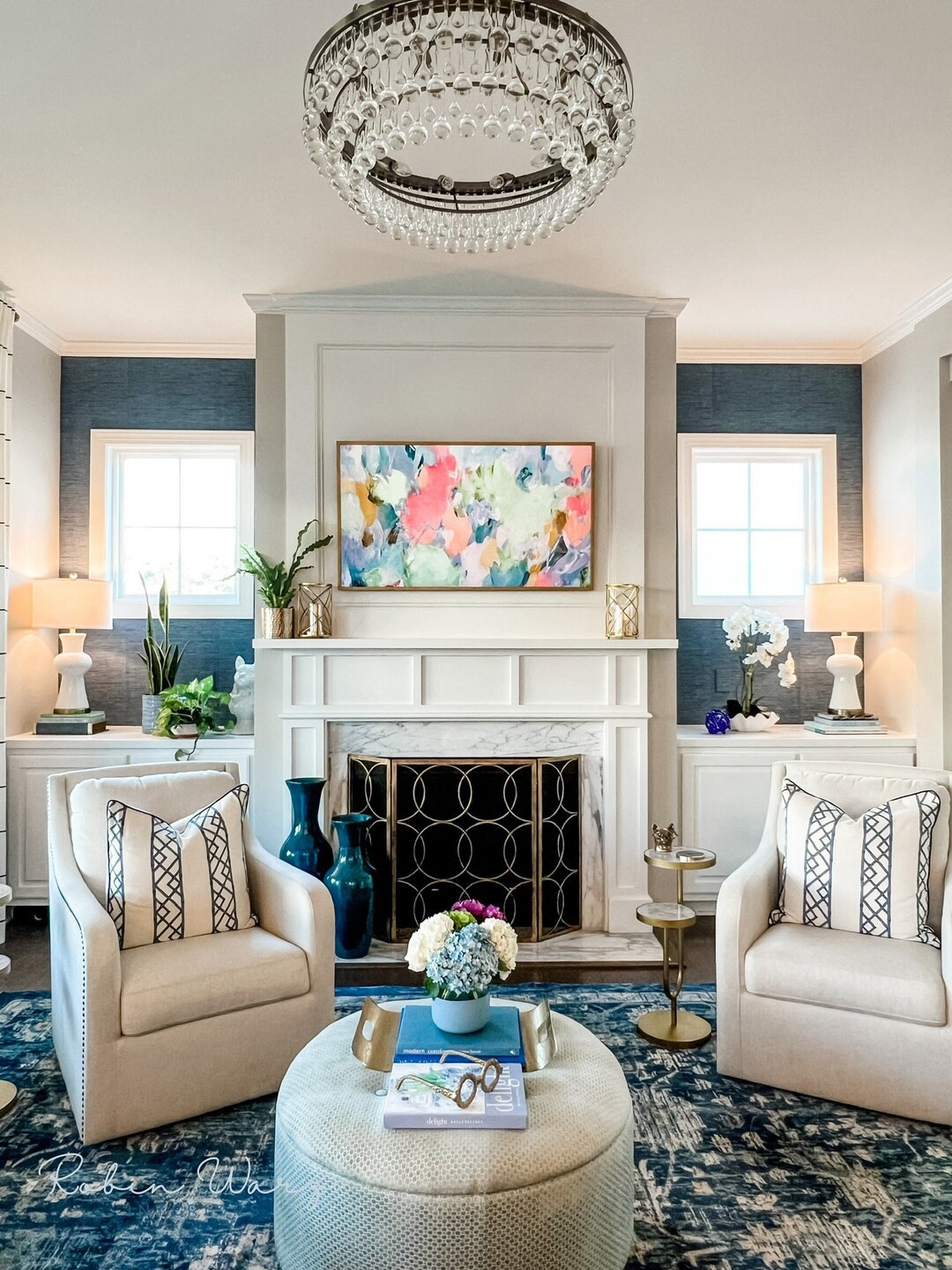 Pink Samsung Frame TV art by Amanda Toppe, instant digital download, 3840x2160, 16:9, grandmillen... | Etsy (US)