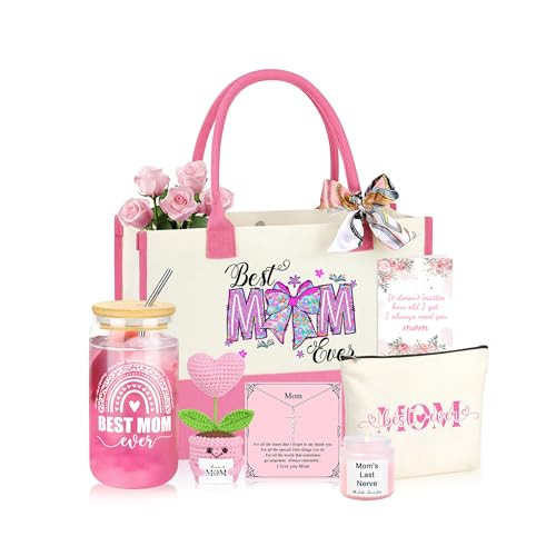 JSENGIFT Mom Gifts, Mothers Day Birthday Unique Gifts for Mom from Daughter Son, Christmas Valentines Day Ideas Present for Mother Set of 7 | Amazon (US)