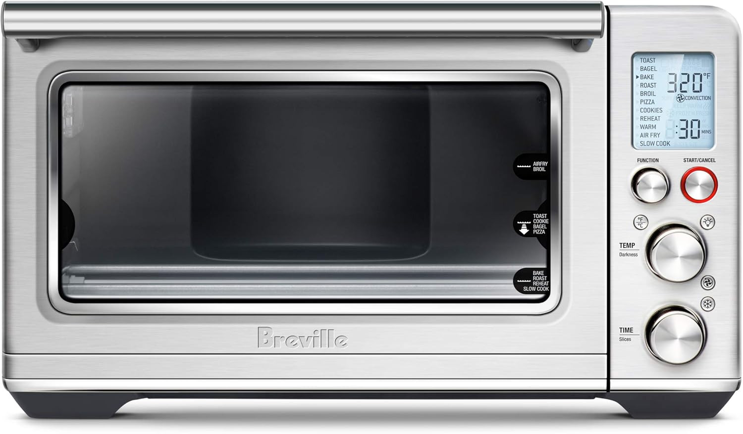 Breville the Smart Oven® Air Fryer, Convection Countertop Oven, Air Fryer Toaster Oven Combo, BO... | Amazon (US)