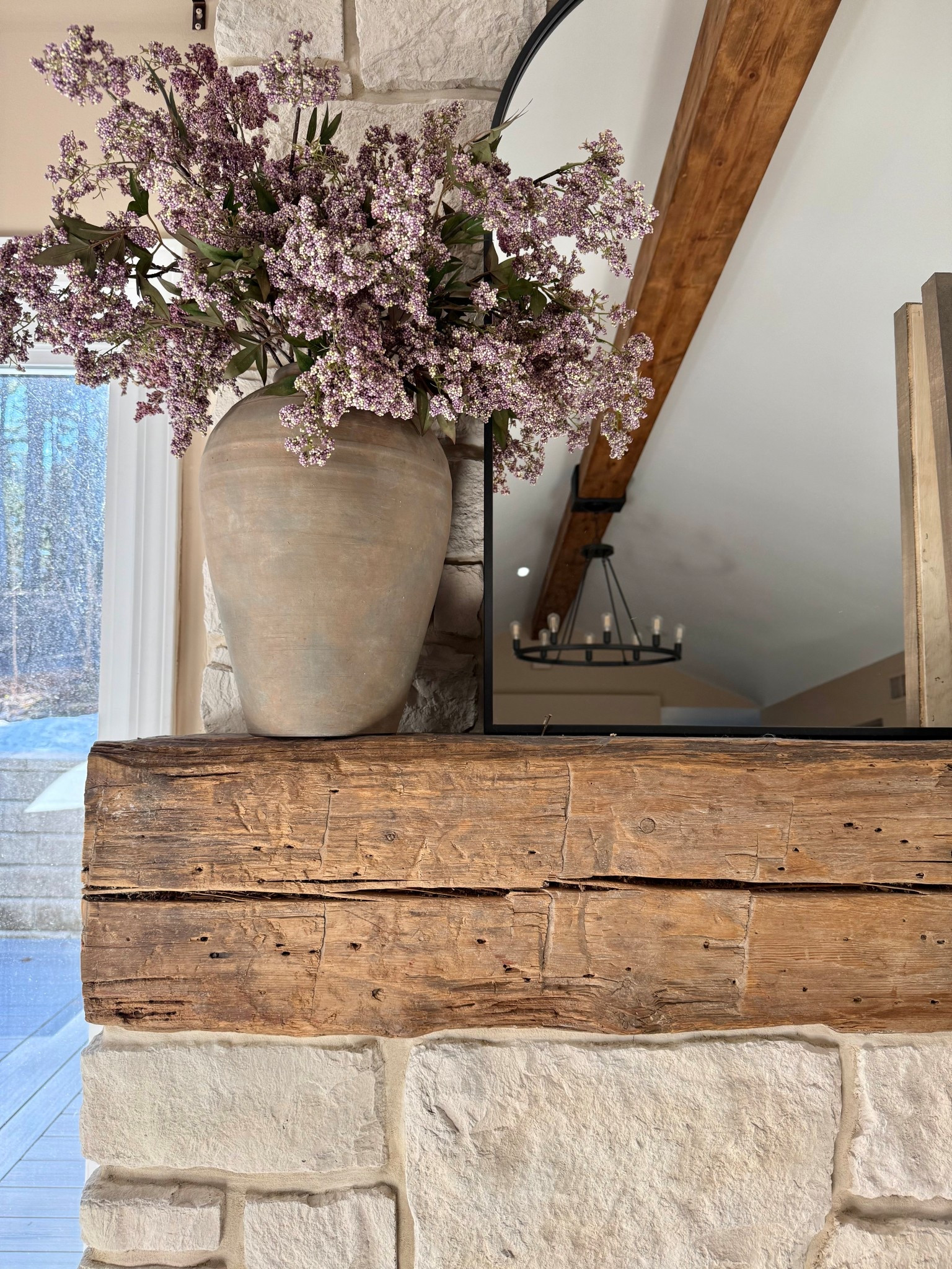 Mantel Moment 

Follow @farmtotablecreations on Instagram for more home styling ideas.

Three of my favorite purple berry stems styled in a warm ceramic vase create the prettiest little mantel moment. The soft color and airy shape add just enough texture and movement while still keeping everything neutral and timeless. Such an easy way to give a rustic mantel a fresh seasonal refresh.

#manteldecor | #vase | #decorativevase | #fauxstems | #berrystems | #homedecor

#LTKSaleAlert #LTKHome