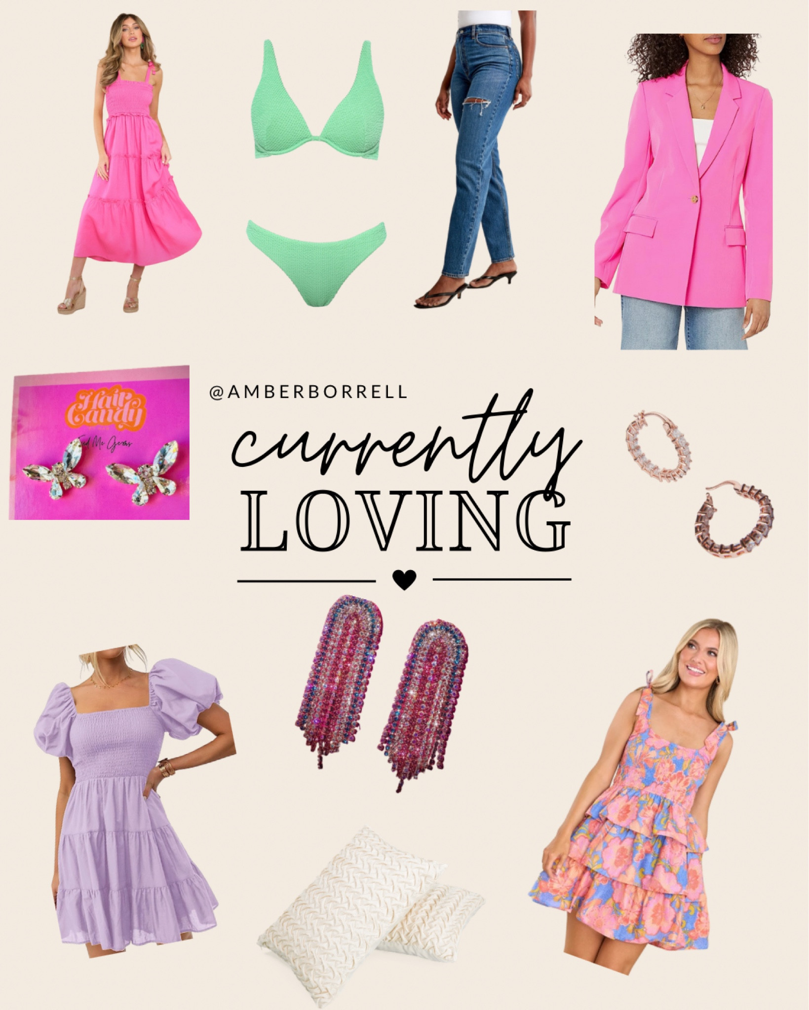 Currently loving! 
Concert dresses
Summer 
Earrings 