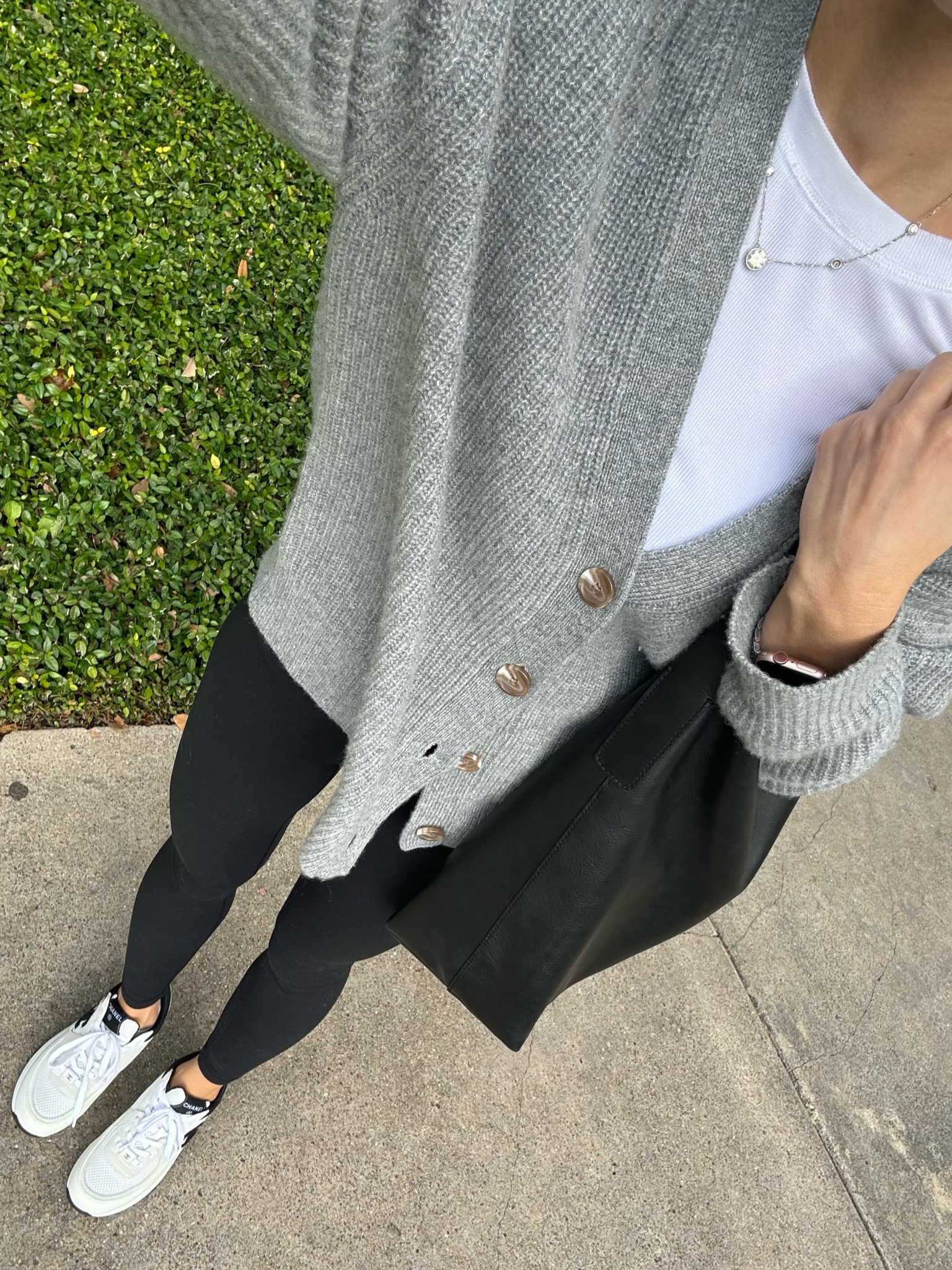 Wearing size XS in cardigan 