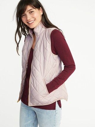 Old Navy Womens Lightweight Quilted Vest For Women Icelandic Mineral Size L | Old Navy US