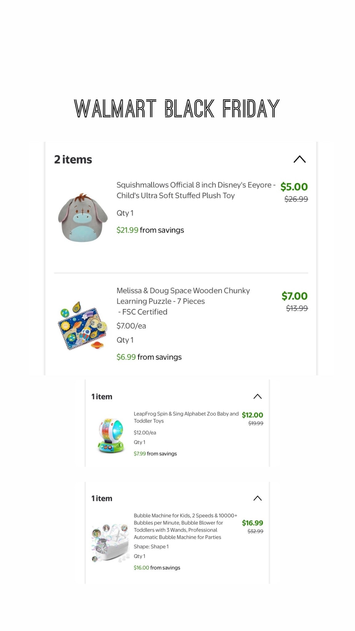 Christmas shopping time! Here’s my Walmart Black Friday finds!

#LTKCyberWeek #LTKGiftGuide #LTKKids