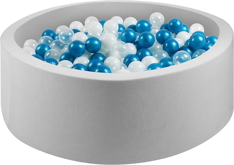 Soft Foam Ball Pit for Kids and Toddlers, Round Ball Pool with 36 x 12 Inches, Ideal Gift Toy for... | Amazon (US)