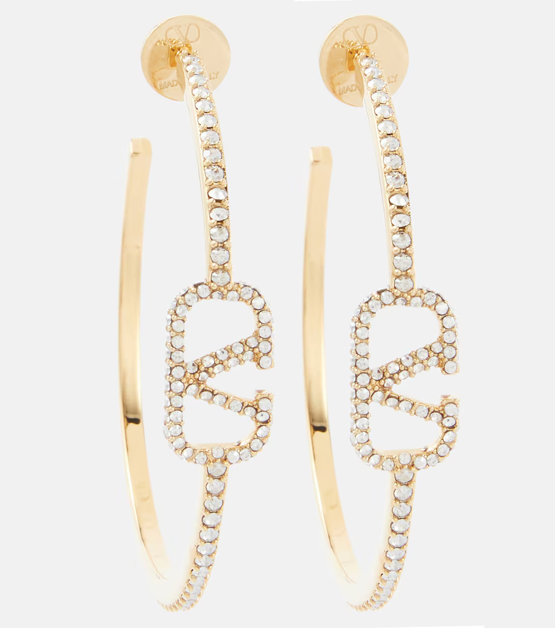 VLogo Signature embellished earrings | Mytheresa (US/CA)