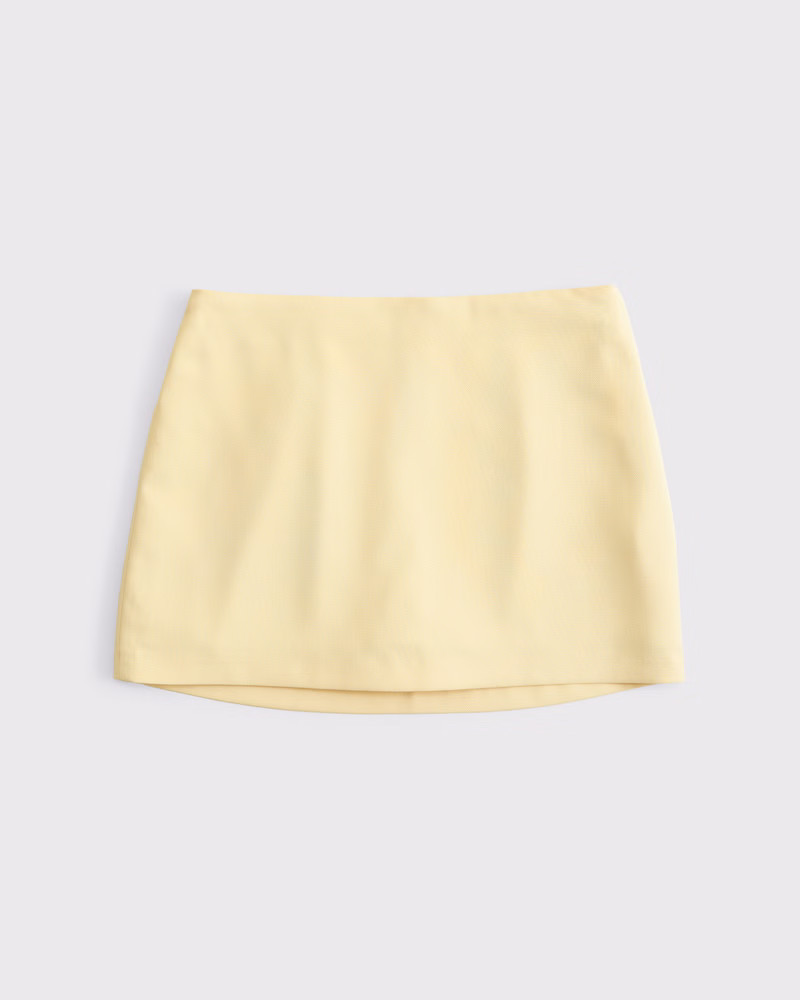Women's The A&F Scarlett Mid Rise Mini Skort | Women's Clearance | Abercrombie.com | Abercrombie & Fitch (US)