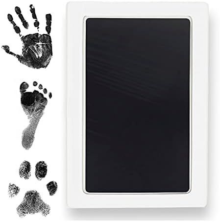 Large Clean Touch Ink Pad for Baby Handprints and Footprints – Inkless Infant Hand & Foot Stamp – Sa | Amazon (US)