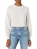 NIA Women's Cropped Casual Plush Long Sleeve Raglan Sweater | Amazon (US)