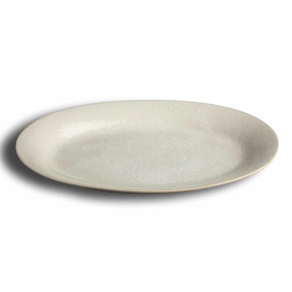 Carmel Ceramica Cozina White Oval Platter | Sabavi Home