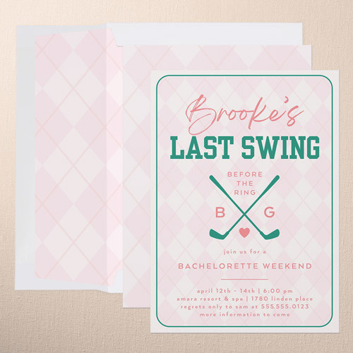 Golf Getaway Bachelorette Party Invitation | Shutterfly