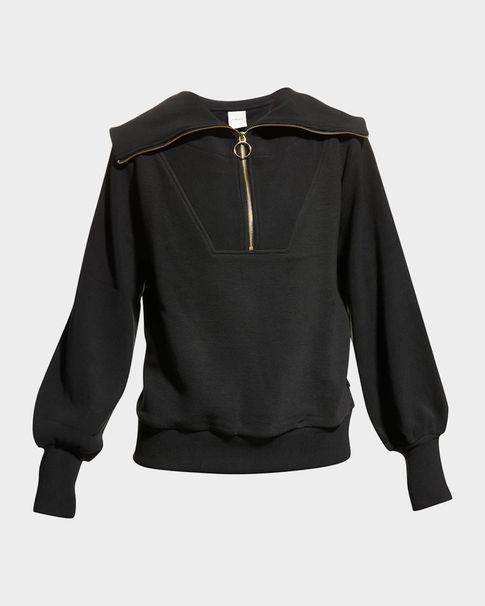 Varley Vine Oversized 1/2-Zip Pullover Sweatshirt | Neiman Marcus