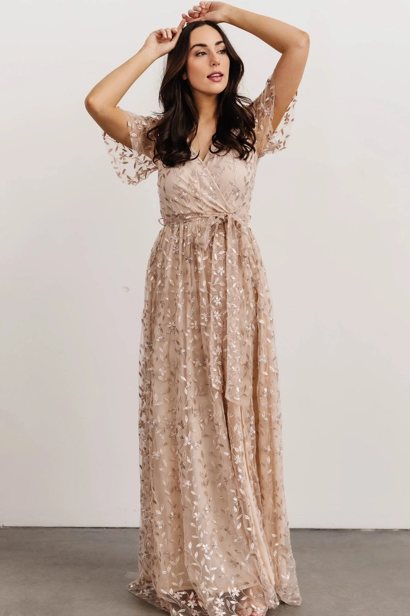 Marseille Embossed Maxi Dress | Baltic Born