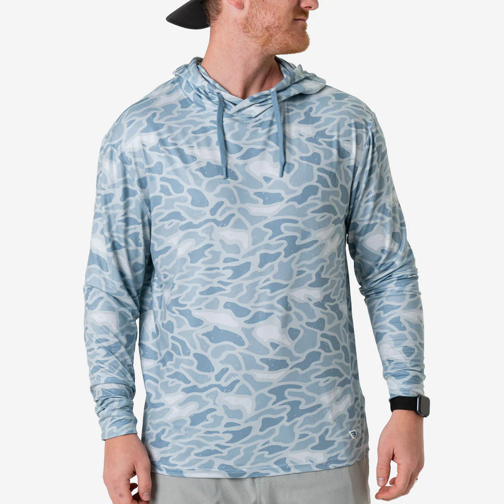 Performance Hoodie - Seaside Camo | BURLEBO