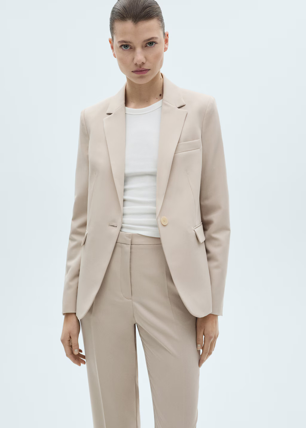 Fitted suit jacket - Women | MANGO USA | Mango (US/MX/AU)