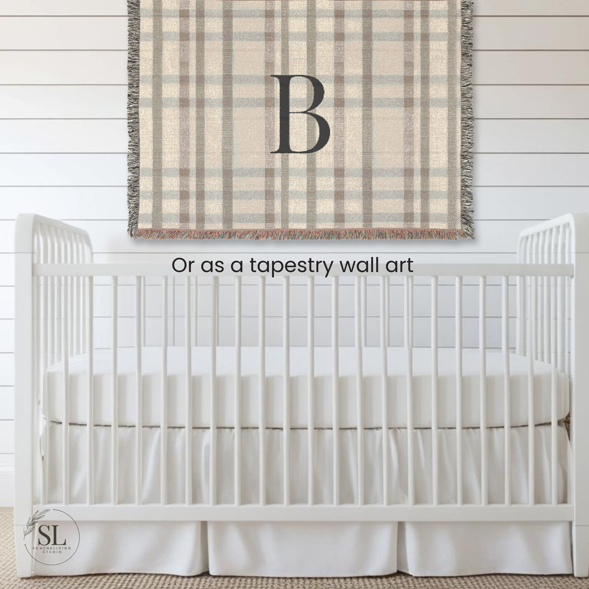 Monogram Plaid Woven Tapestry Blanket for Your Modern Neutral Nursery 

 

#LTKbaby #LTKmaternity #LTKgiftguide