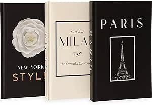 Decorative Books for Home Decor, Decor Books for Coffee Table – Fashion Designer Book Decor Set... | Amazon (US)