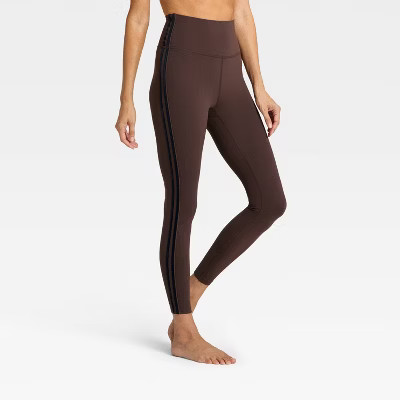 Women's Everyday Soft High-Rise Piped 7/8 Leggings - All In Motion™ | Target