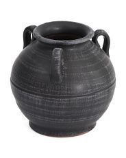 8x8in Handled Ceramic Planter Vase | TJ Maxx