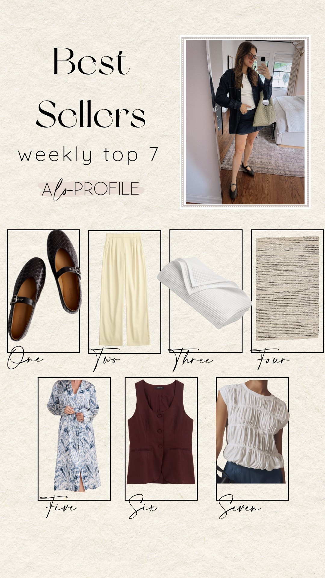 WEEKLY BESTSELLERS✨
1. Mary Jane Flat
2. Trouser Pant
3. Throw Blanket
4. Family Room Rug
5. Washable Silk Robe
6. Vest Top 
7. Bubble Smocked Top



#LTKShoeCrush #LTKStyleTip #LTKHome