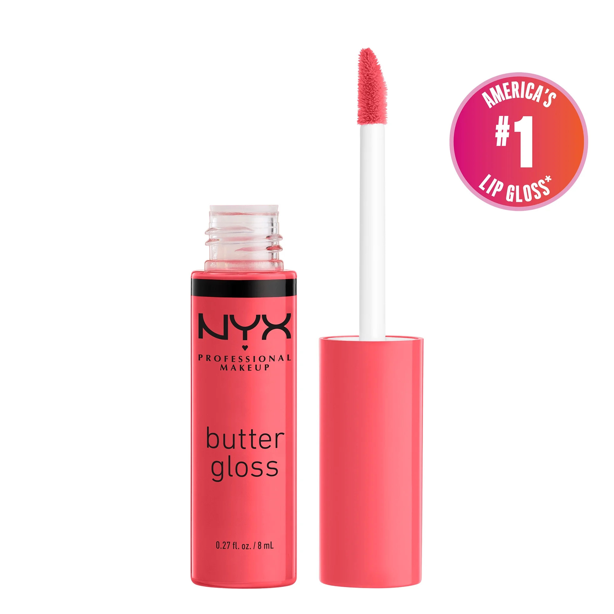 NYX Professional Makeup Butter Gloss, Non-Sticky Lip Gloss, Sorbet, 0.27 Oz | Walmart (US)