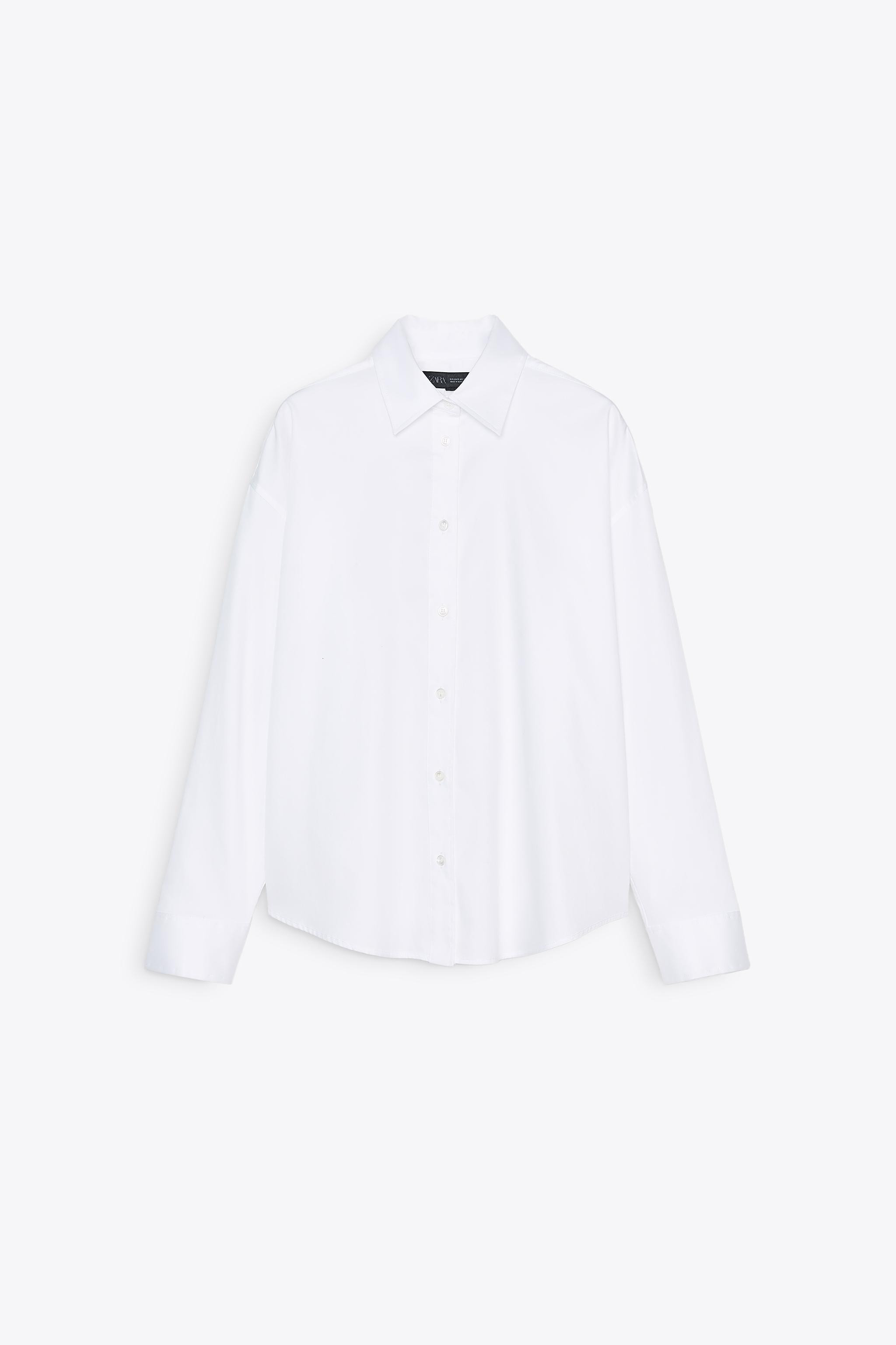 ZW COLLECTION OVERSIZE POPLIN SHIRT | Zara UK