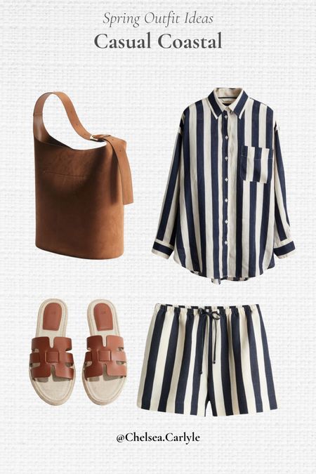 It’s giving coastal casual 🤌🏼 I love this on trend coastal look and that the pieces can be mixed and matched for other looks!

| H&M | hm | bucket bag | spring look | spring sandals | set | matching set | stripes | button down | linen |



#LTKSeasonal #LTKstyletip #LTKtravel