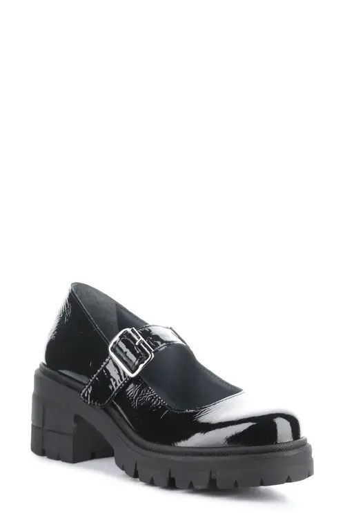 Bos. & Co. Banks Platform Mary Jane in Black Patent at Nordstrom, Size 10-10.5Us | Nordstrom