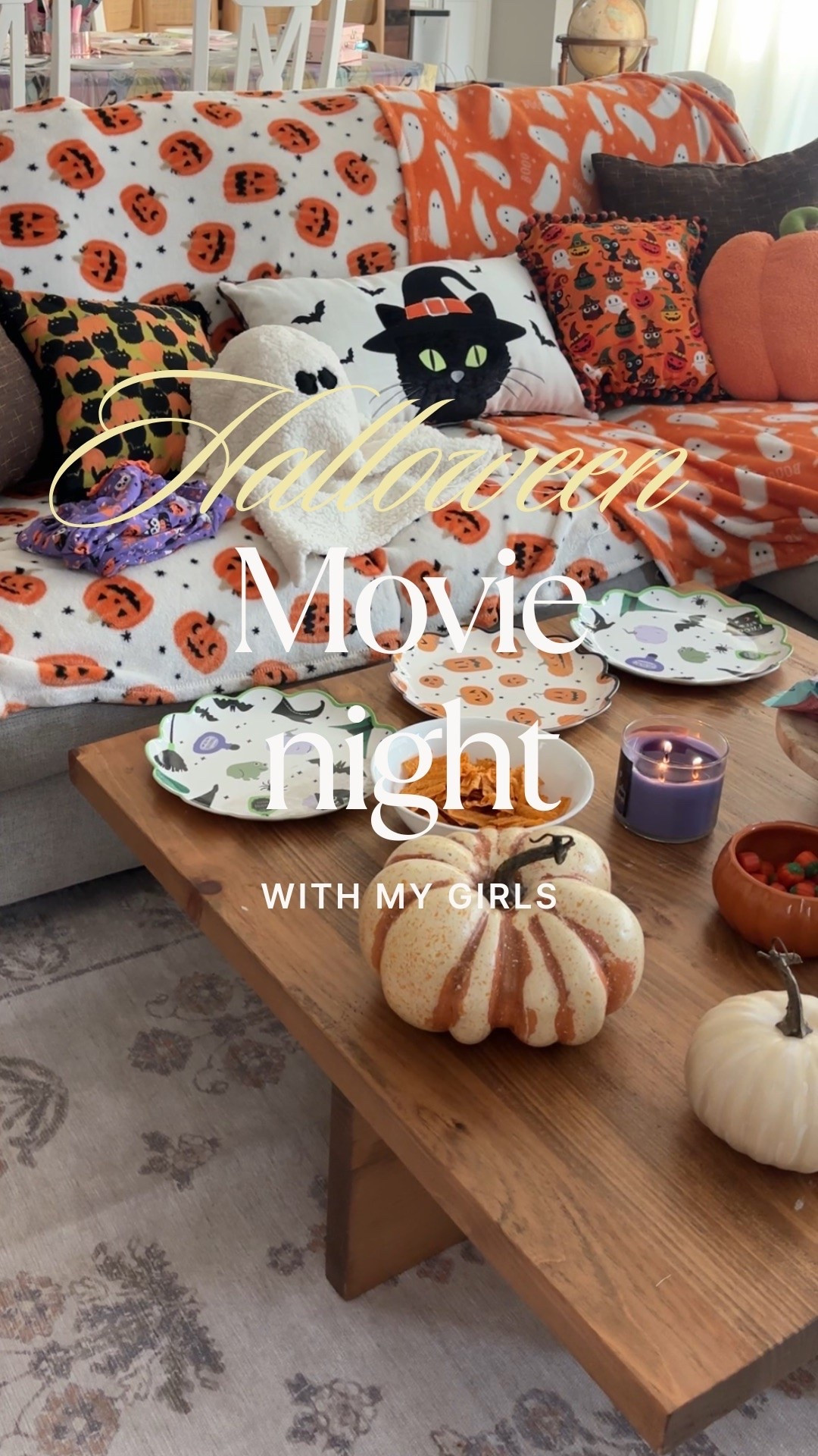 The cutest Halloween family movie night set up

#LTKmomlife #LTKHome #LTKKids