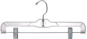 Plastic Pant/Skirt Hanger with Clips for Skirt/Pants | Wayfair North America