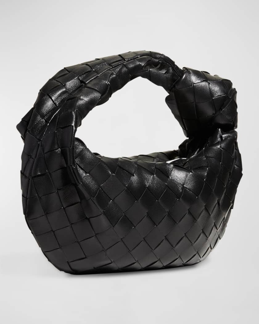 Bottega Veneta Jodie Mini Intrecciato Knot Hobo Bag | Neiman Marcus